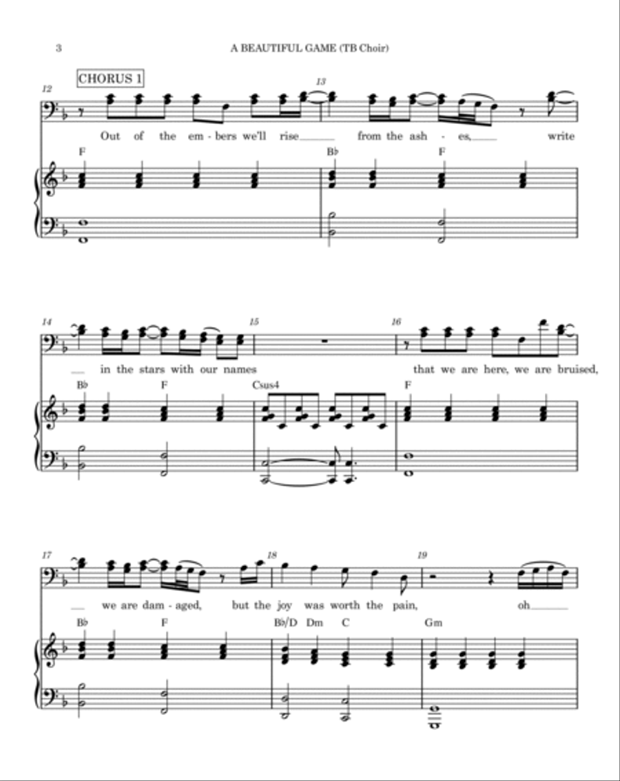 A Beautiful Game A Beautiful Game TB scores gallery preview page 4