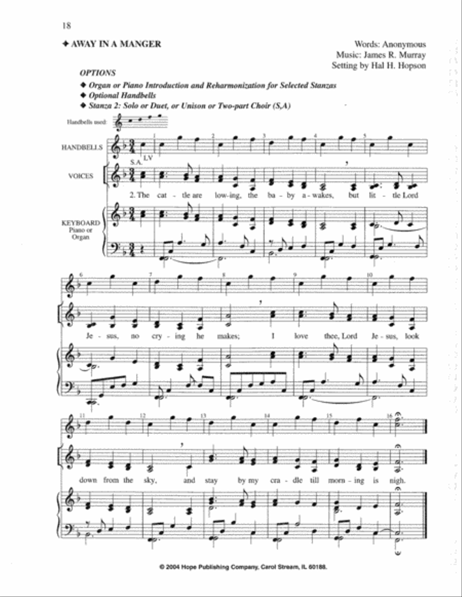 More Creative Ways to Use the Choir, Organ, Handbells and Other Instruments (V-D Choir scores gallery preview page 20