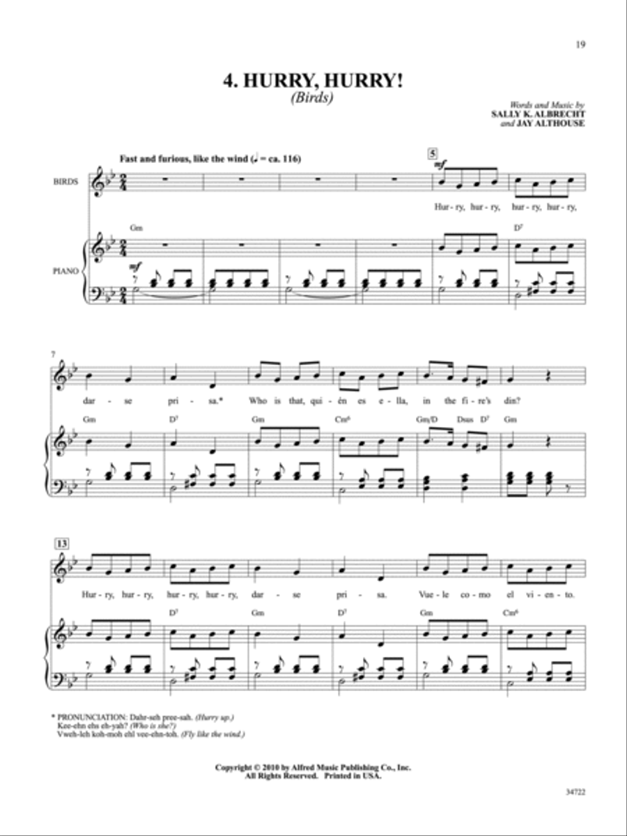 The Cuckoo Unison Choir scores gallery preview page 5
