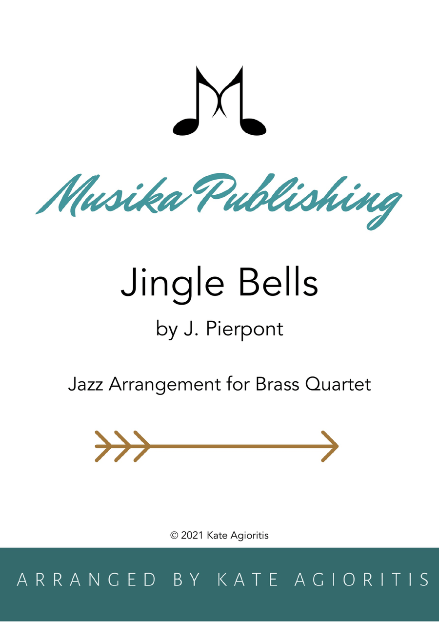 Jingle Bells - Jazz Arrangement for Brass Quartet Brass Quartet scores gallery preview page 1