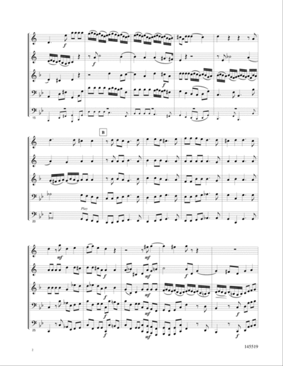 And He Shall Purify Brass Quintet scores gallery preview page 2