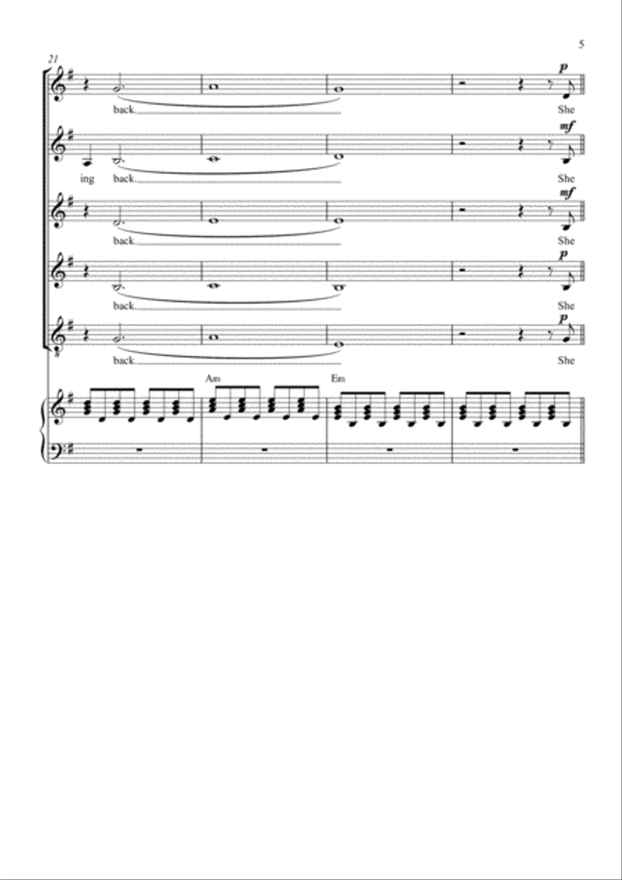 Dog Days Are Over Dog Days Are Over 4-Part scores gallery preview page 5