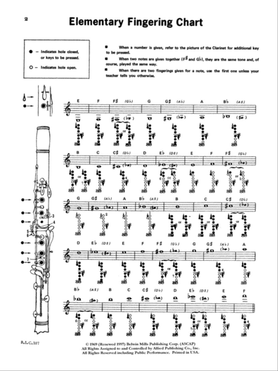 Student Instrumental Course Studies and Melodious Etudes for Clarinet Clarinet scores gallery preview page 2