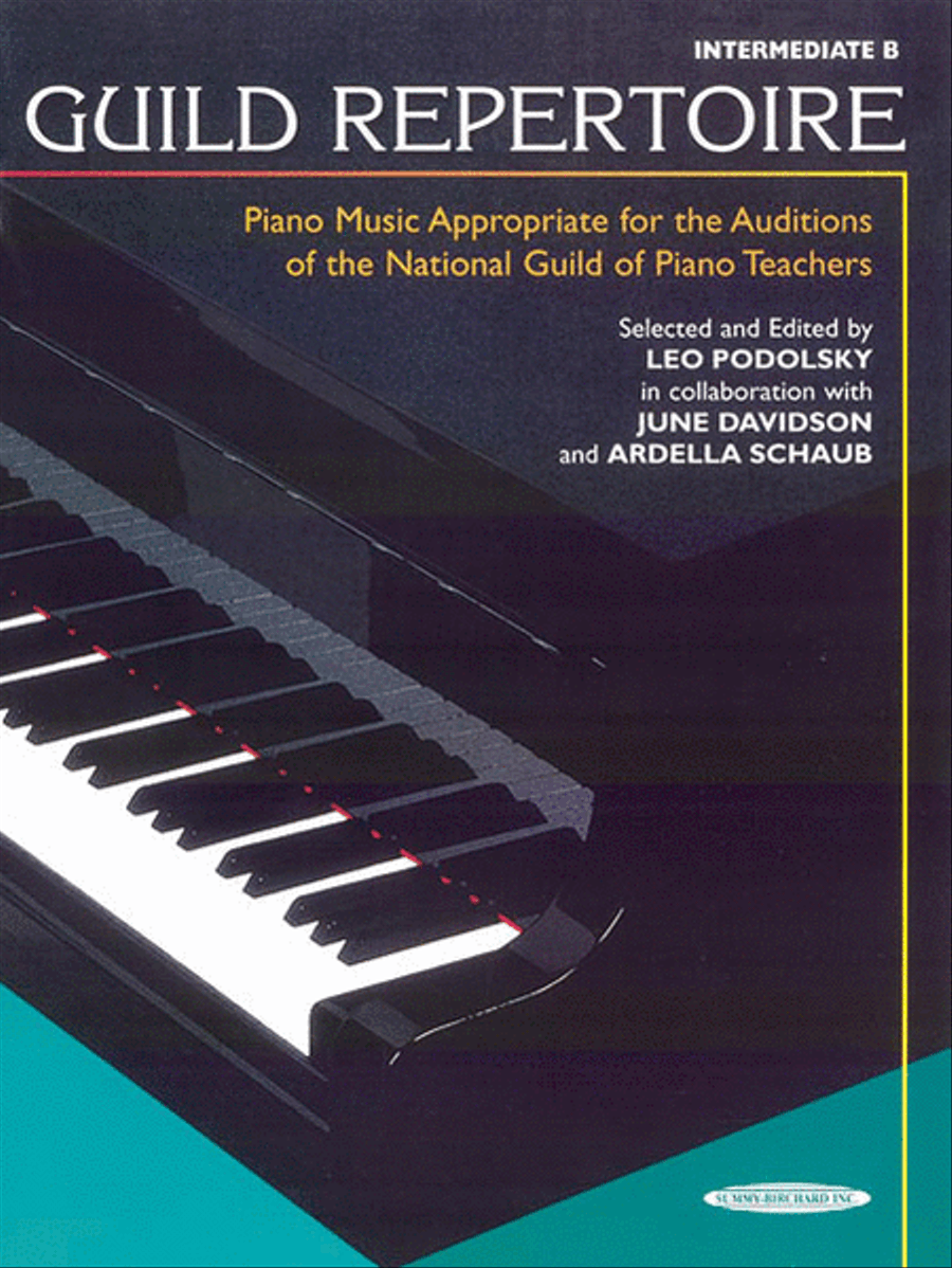 Guild Repertoire - Intermediate B Piano Method scores gallery preview page 1