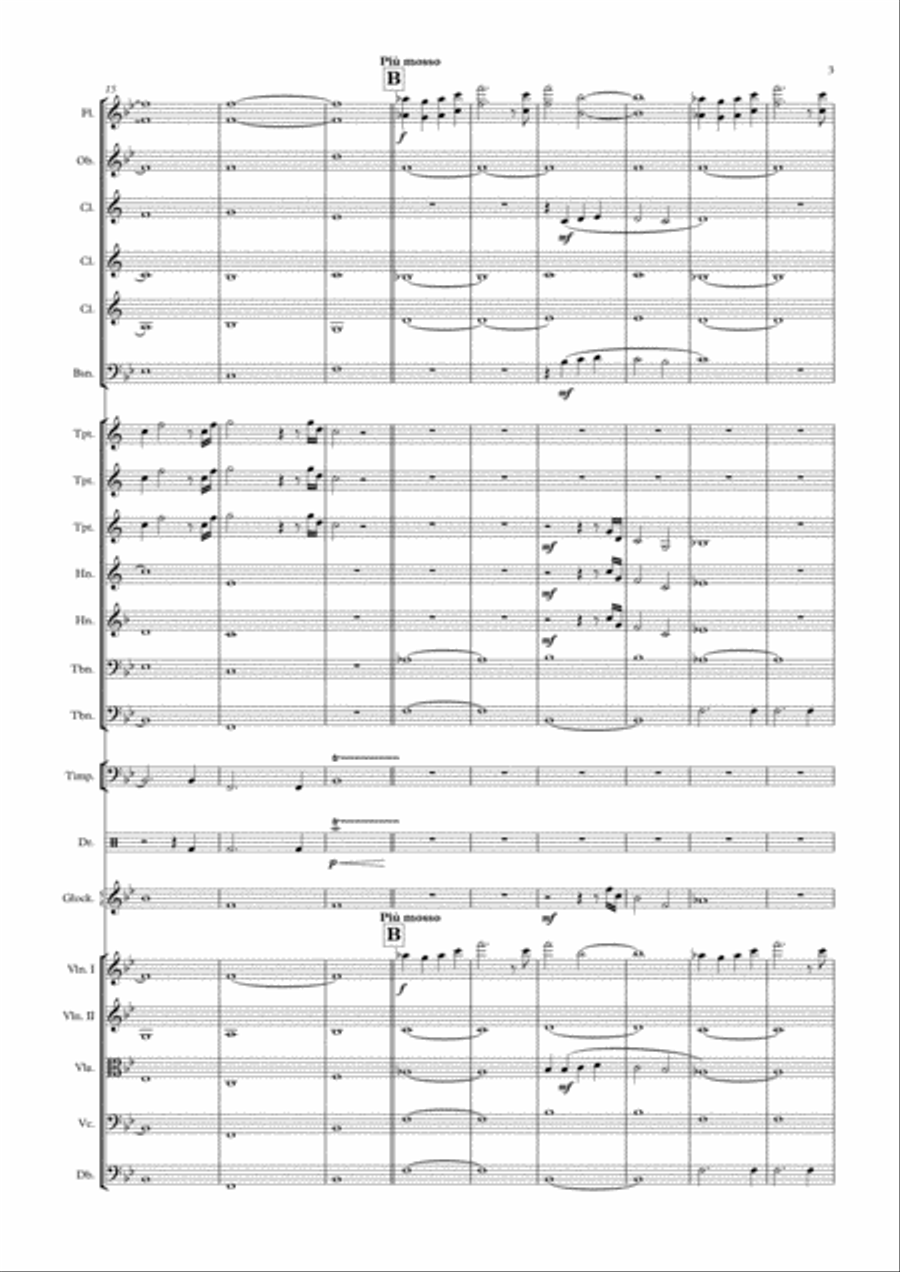 Infinite Voyage for small orchestra Chamber Orchestra scores gallery preview page 3