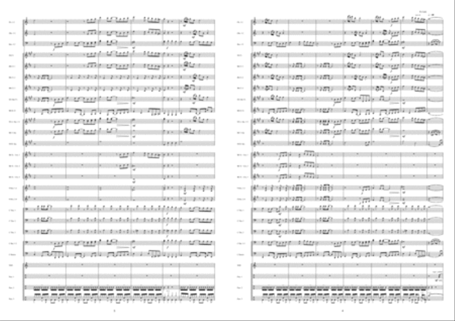 Those Were The Days My Friend Concert Band scores gallery preview page 3