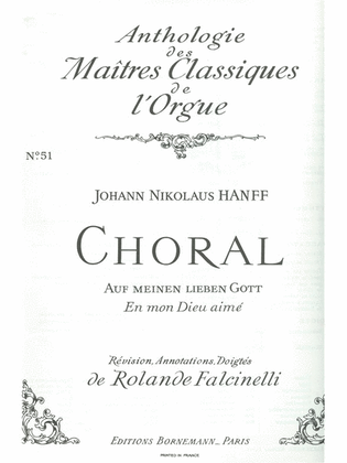 Auf Meinen Lieben Gott (maitres Classiques 51) (organ)