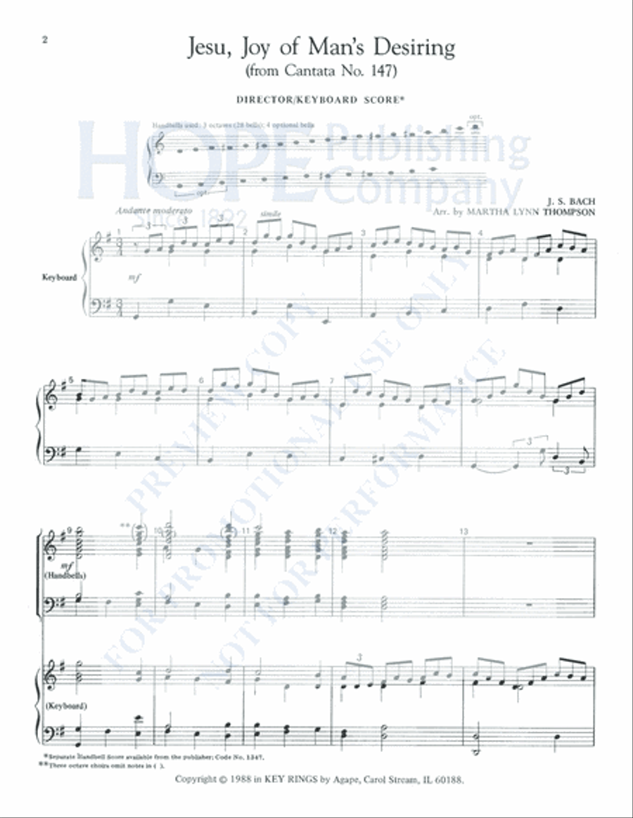 Key Rings Handbell Choir scores gallery preview page 5