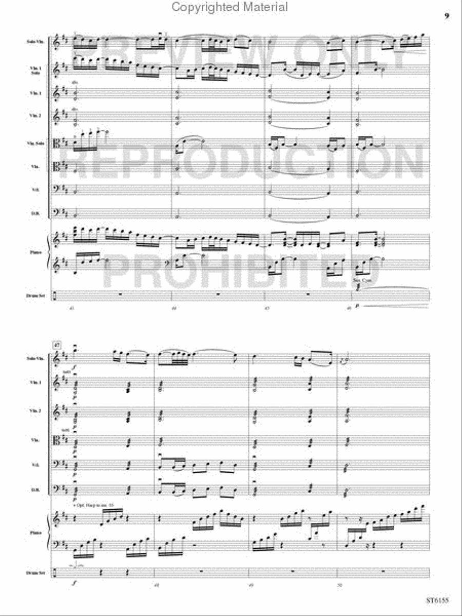 Irish Legend Irish Legend String Orchestra scores gallery preview page 7