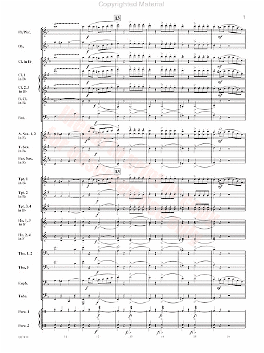 Americans We Concert Band scores gallery preview page 8