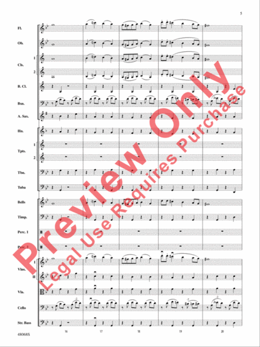 Themes from March Slav Full Orchestra scores gallery preview page 6