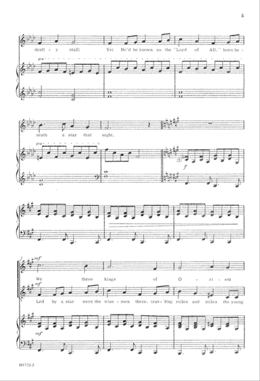 Born 'Neath a Star - 2-part 2-Part scores gallery preview page 6