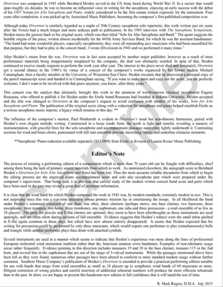 Diversion Concert Band scores gallery preview page 3