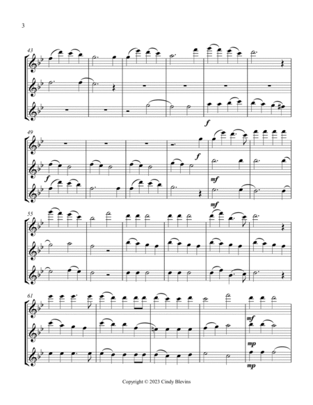 Jingle Bells, Flute Trio image number null