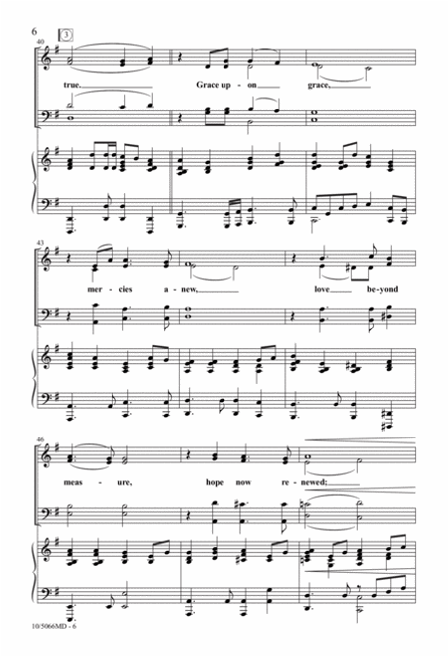 Grace Upon Grace Grace Upon Grace 4-Part scores gallery preview page 6