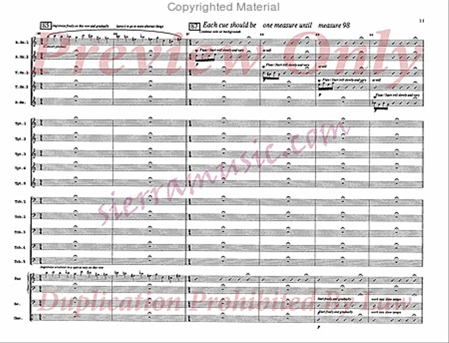 The Rise And Fall of a Short Fugue Jazz Ensemble scores gallery preview page 12