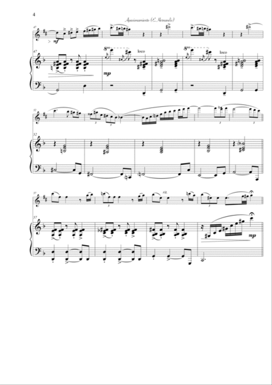 Apasionamiento Apasionamiento Woodwind Duet scores gallery preview page 5
