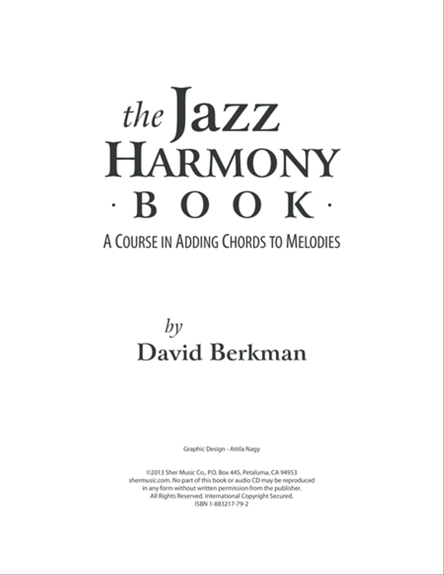 Jazz Harmony Book Collection / Songbook scores gallery preview page 2