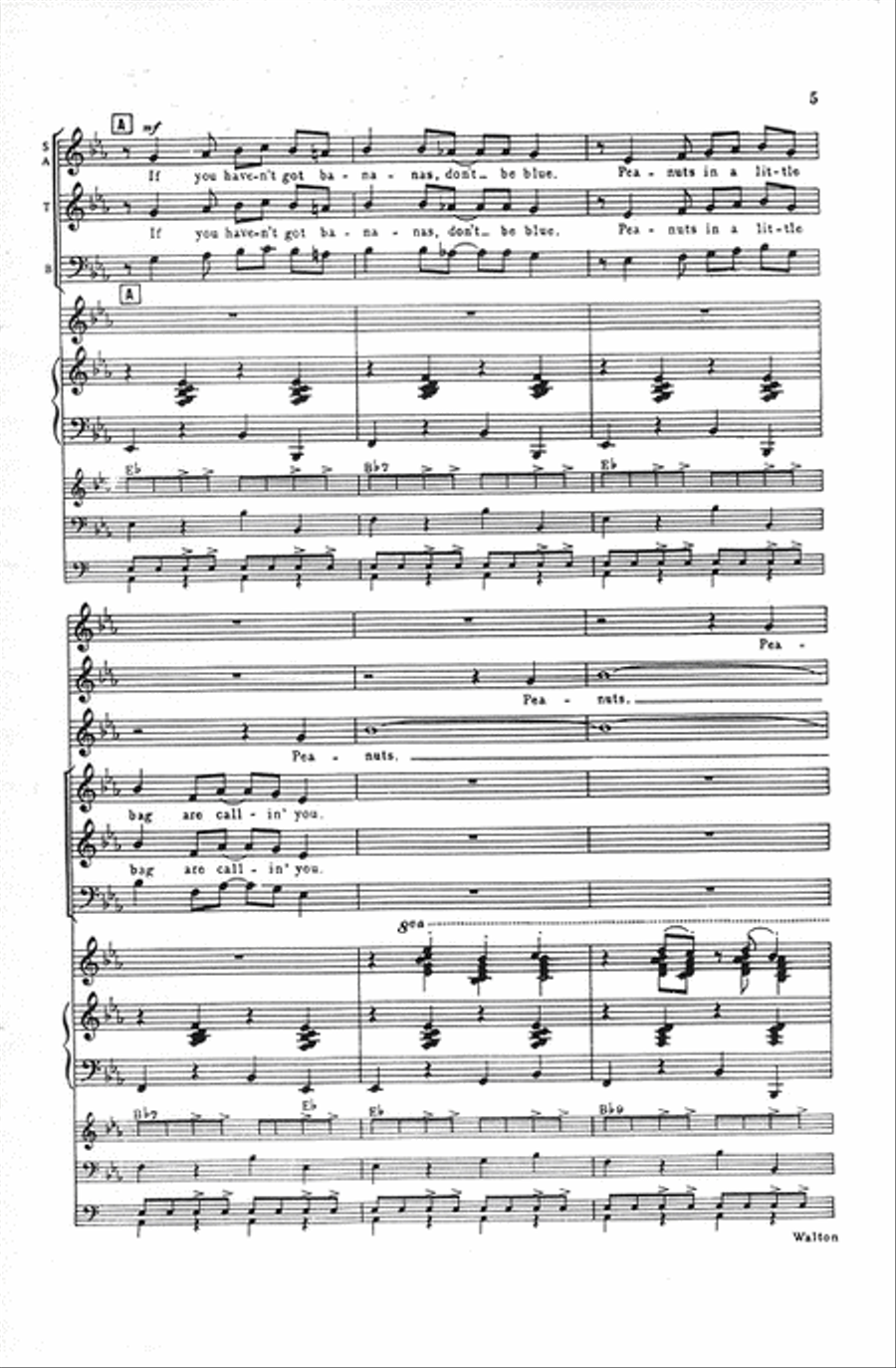 Peanut Vendor (Vocal Score) Divisi scores gallery preview page 4