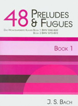 Book cover for 48 Preludes and Fugues - Book 1