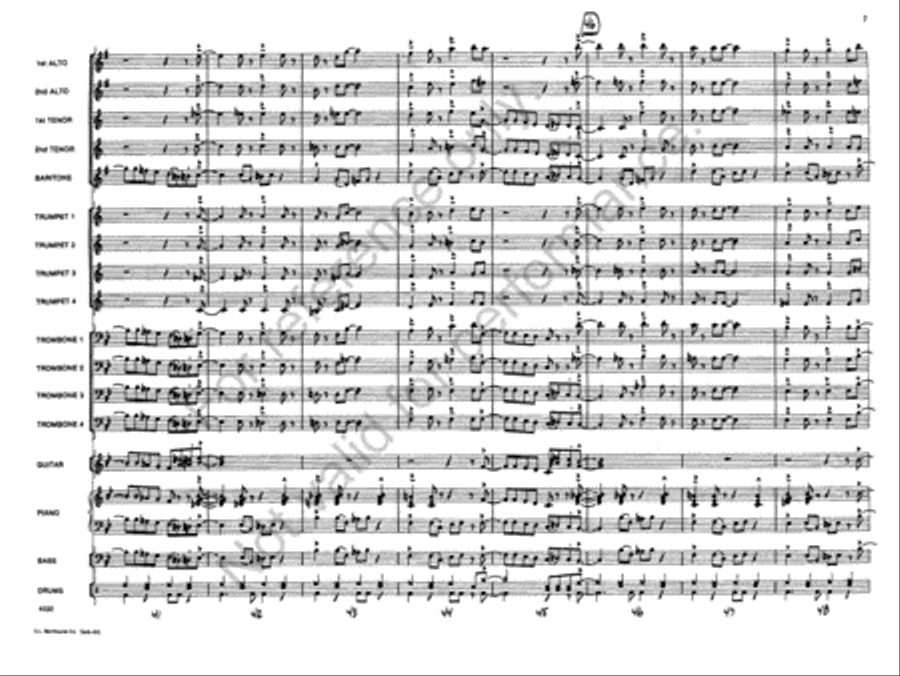 Christmas and Holiday Jazz Saver Pack Jazz Ensemble scores gallery preview page 28