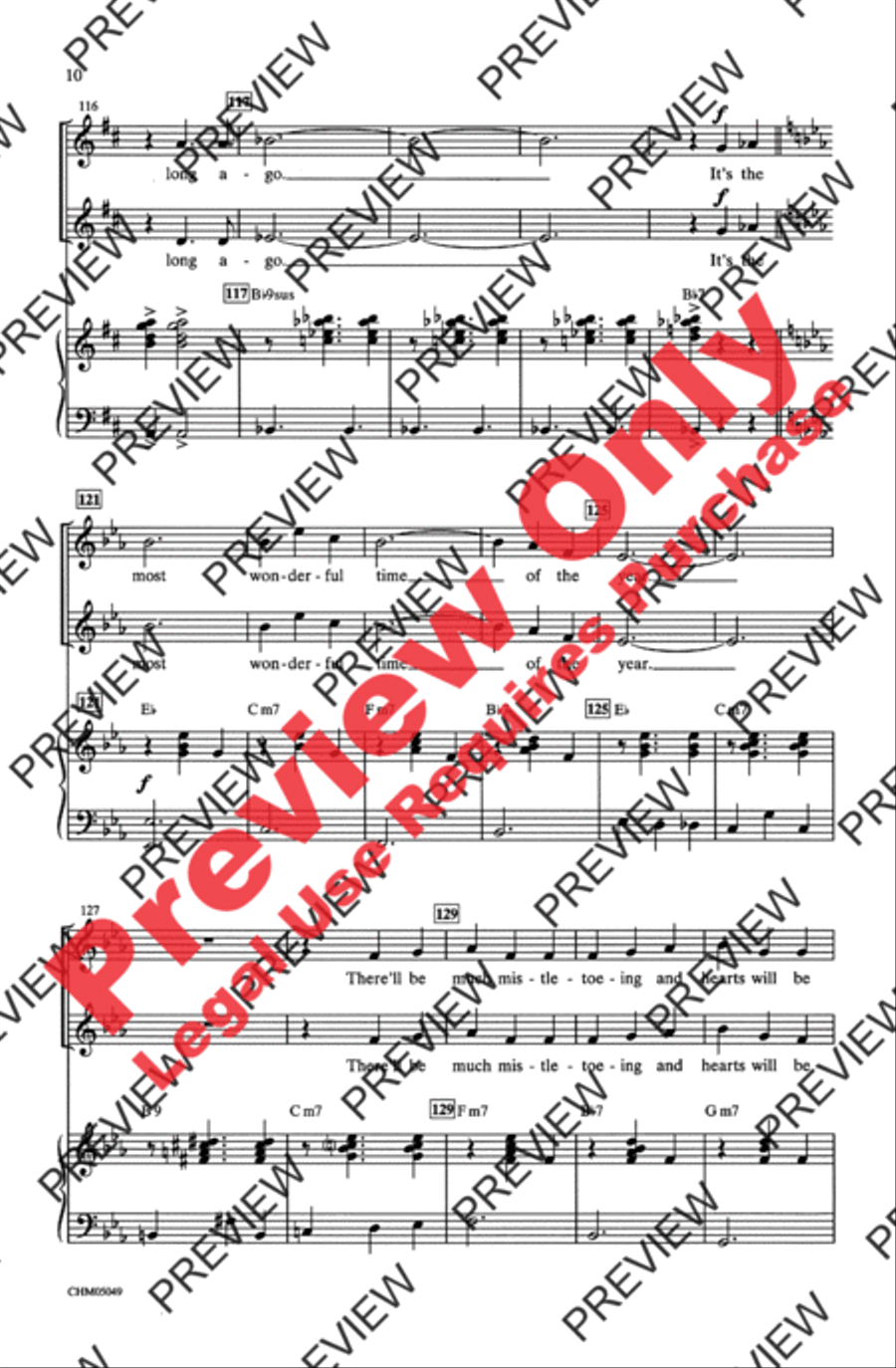 It's the Most Wonderful Time of the Year 2-Part scores gallery preview page 10