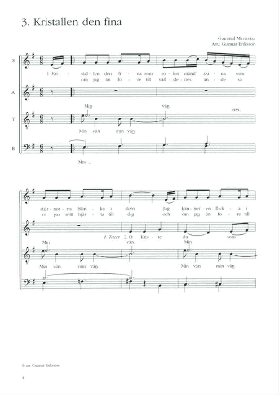 Kör ad lib. Blå Choir scores gallery preview page 5