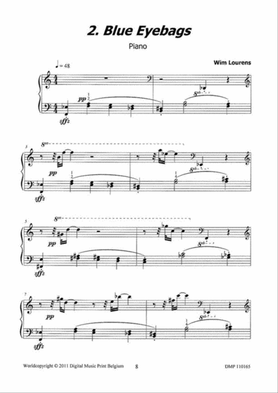 Dimensions Piano Solo scores gallery preview page 3