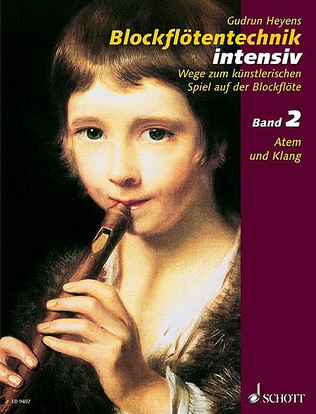 Book cover for Blockflotentechnik Intensiv Volume 2
