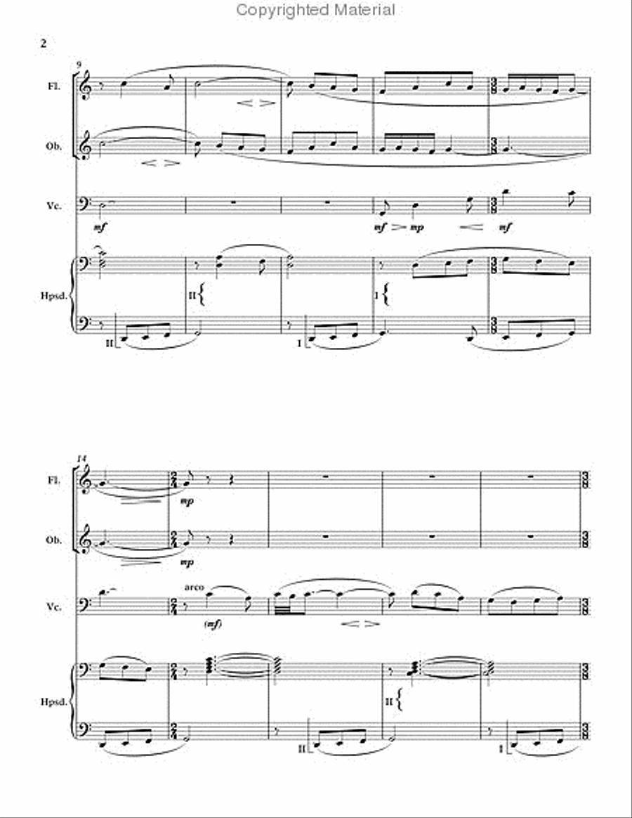 Arias and Dances Arias and Dances Choir scores gallery preview page 3