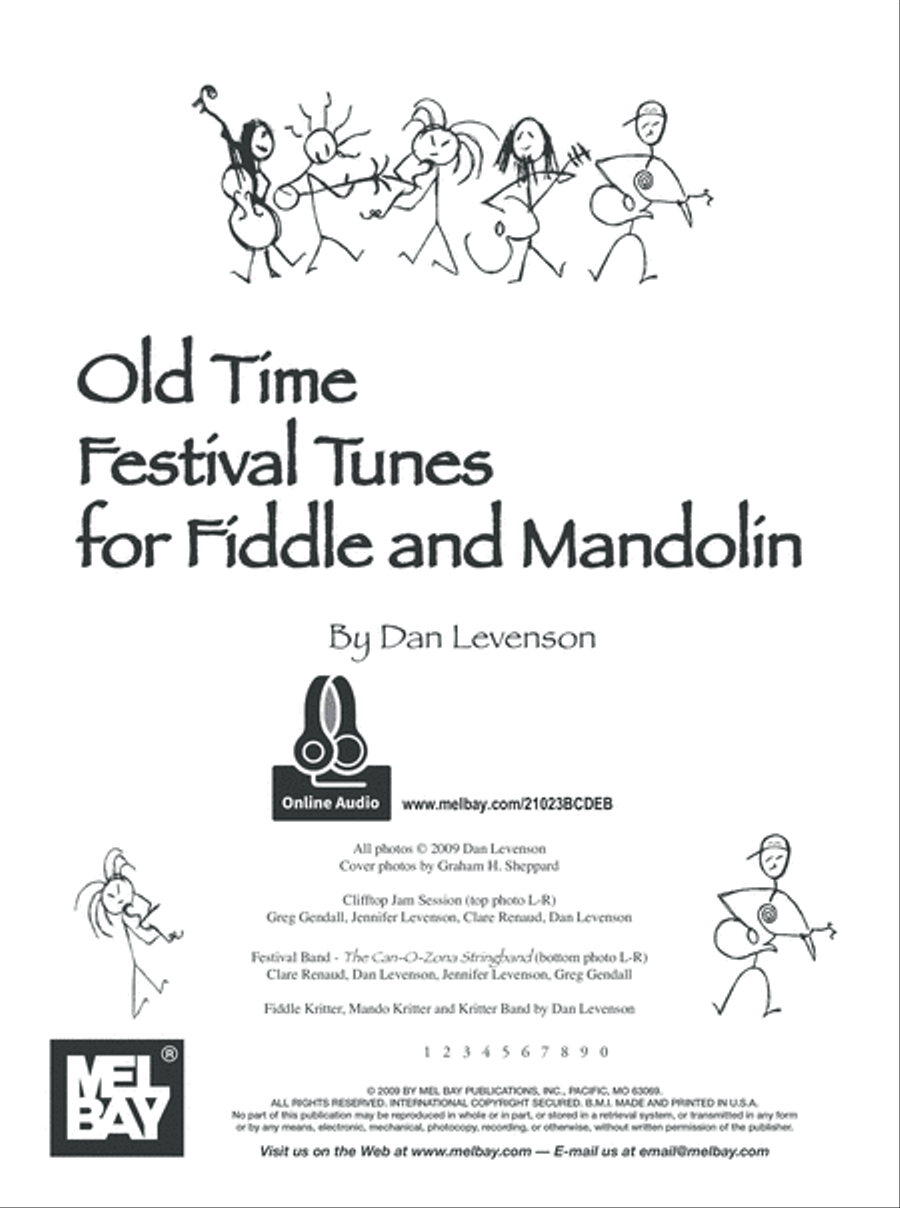 Old-Time Festival Tunes for Fiddle & Mandolin image number null