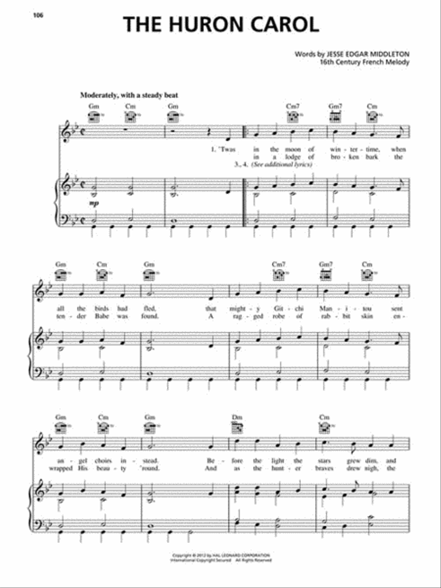 The Big Book of Folksongs Piano, Vocal, Guitar scores gallery preview page 4