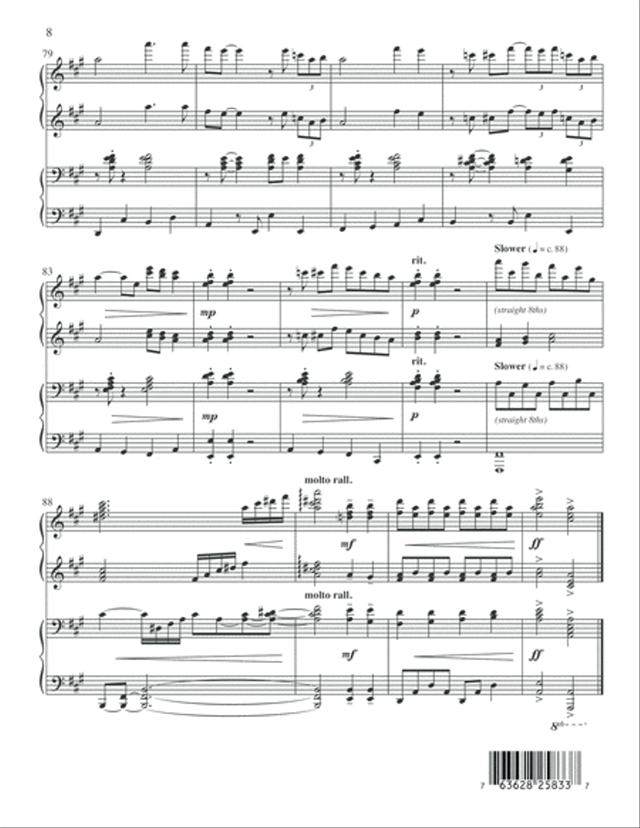 Peace Like a River Choir scores gallery preview page 8
