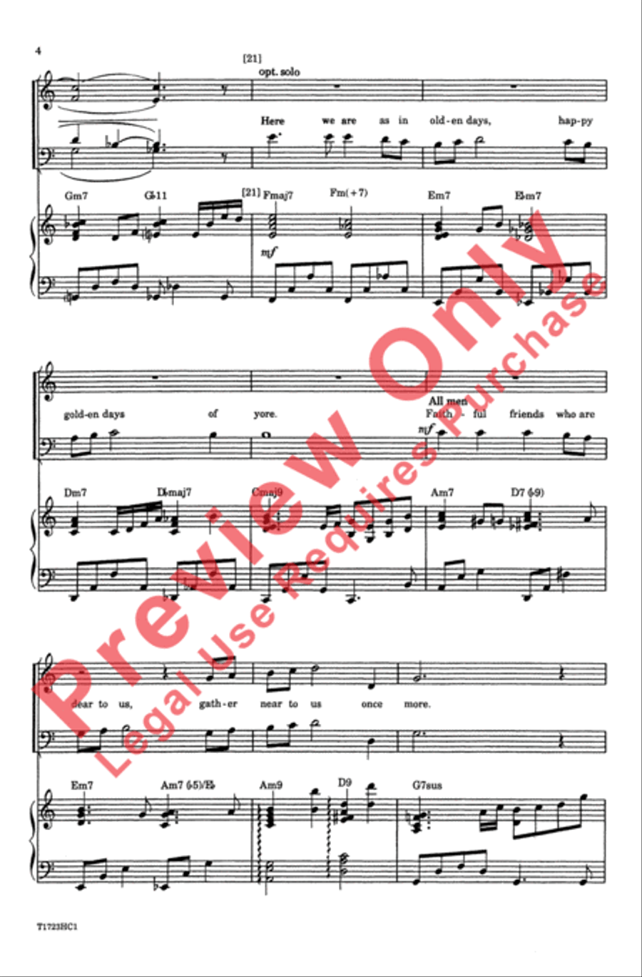 Have Yourself a Merry Little Christmas 4-Part scores gallery preview page 4