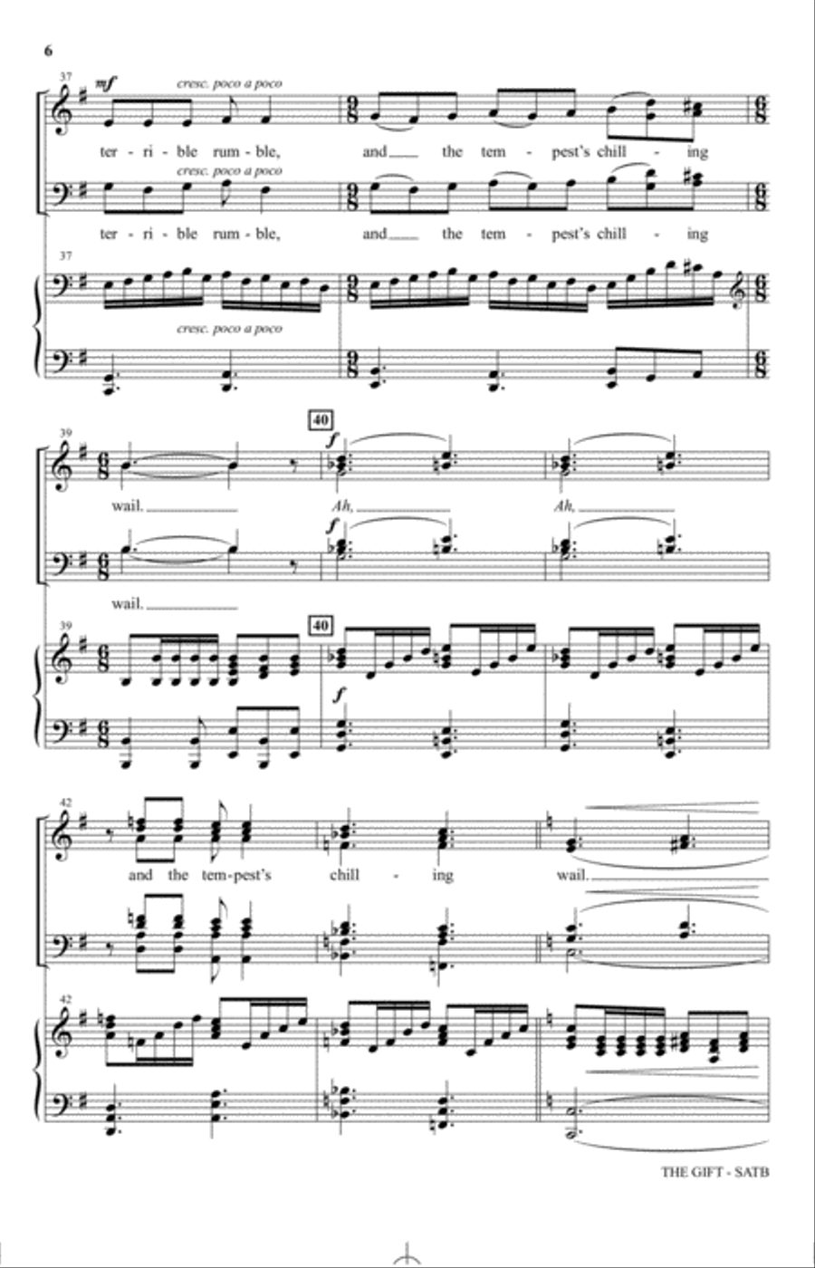 The Gift 4-Part scores gallery preview page 5