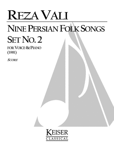 Nine Persian Folk Songs Set No 2 Soprano