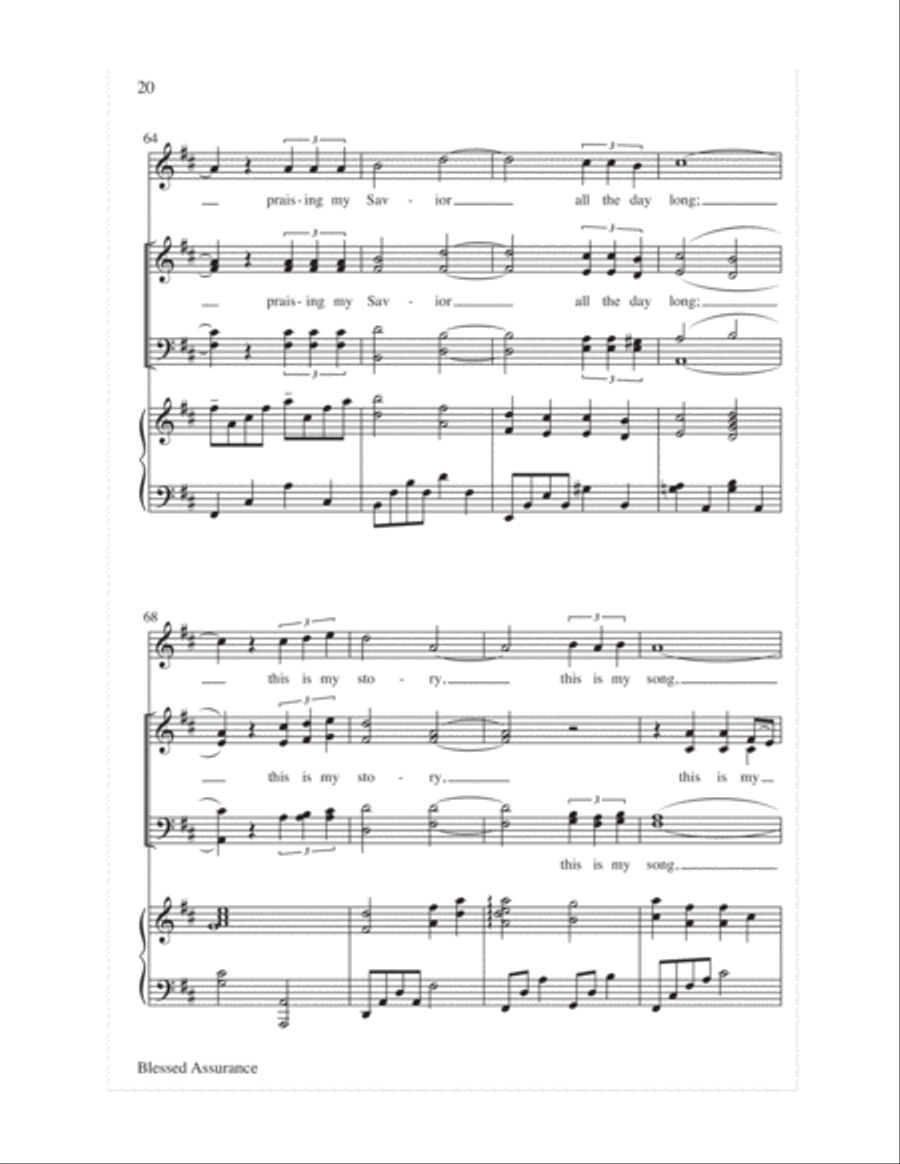 Let the Children Sing 4-Part scores gallery preview page 22