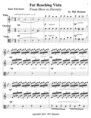 Far Reaching Vista (From Here to Eternity) - Flute, Clarinet, Viola Trio