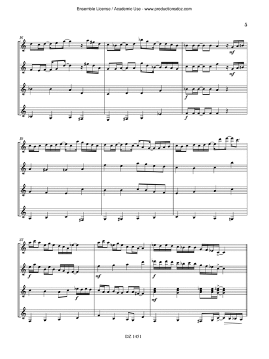 Gospel Gospel Guitar Ensemble scores gallery preview page 5