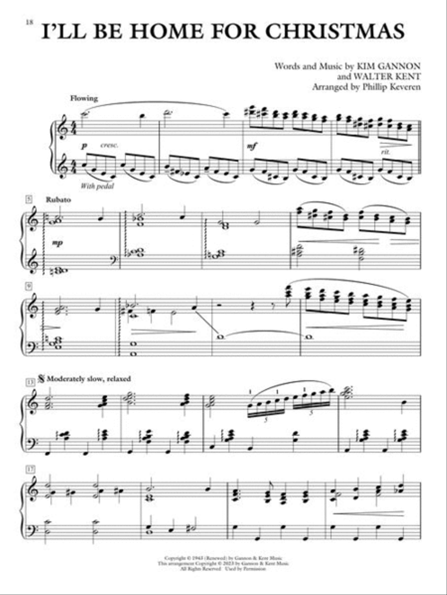 Christmas Standards Piano Solo scores gallery preview page 4