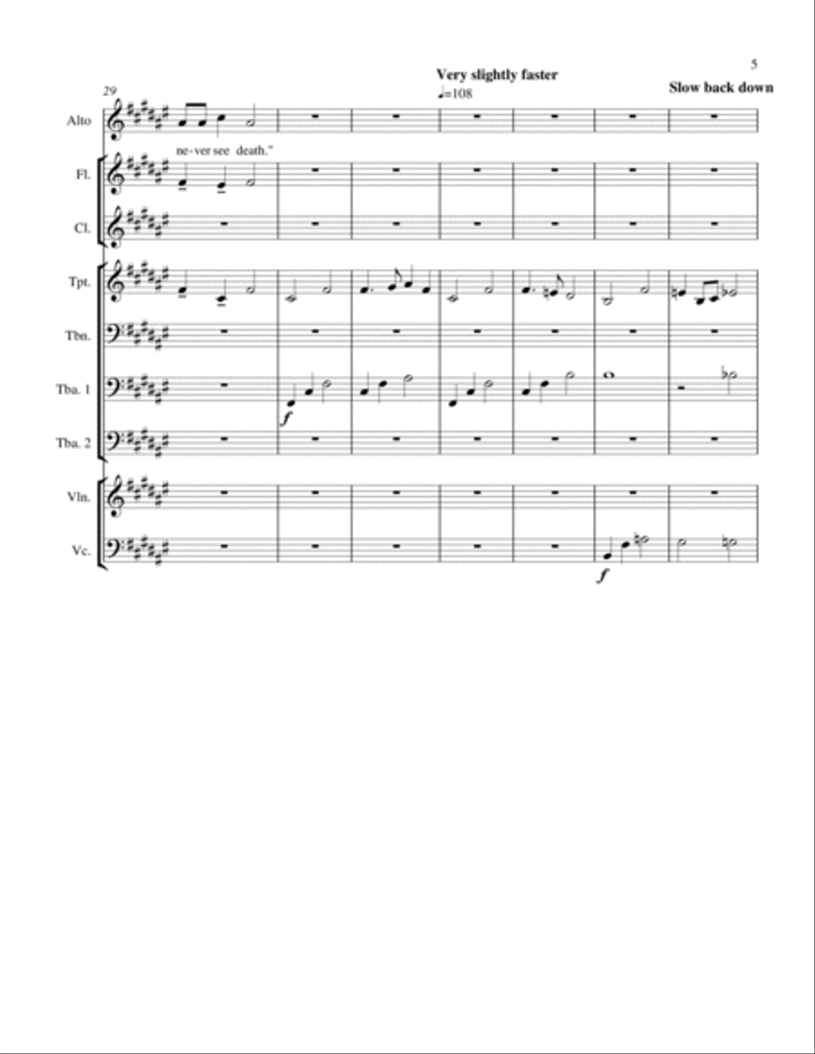Virtue, Not Vengeance; Hope, Not Despair - for alto solo and orchestra - Part 1 of 2 (piano version Full Orchestra scores gallery preview page 5