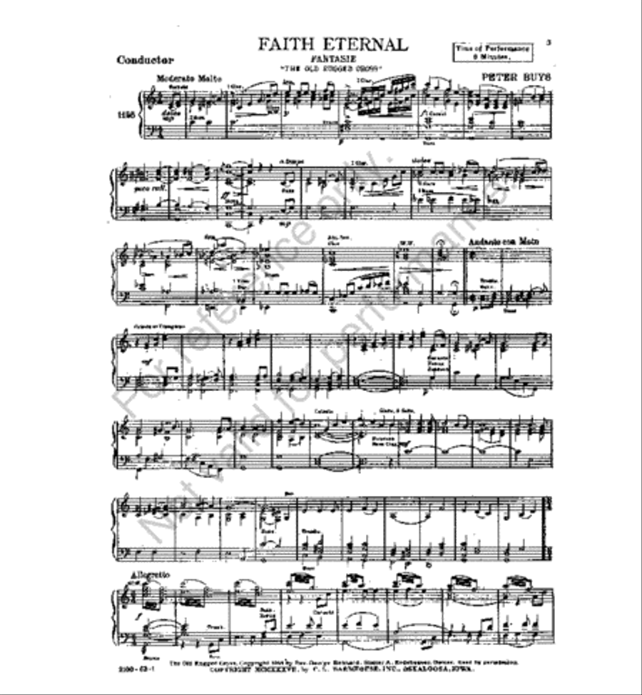 Faith Eternal Concert Band scores gallery preview page 2