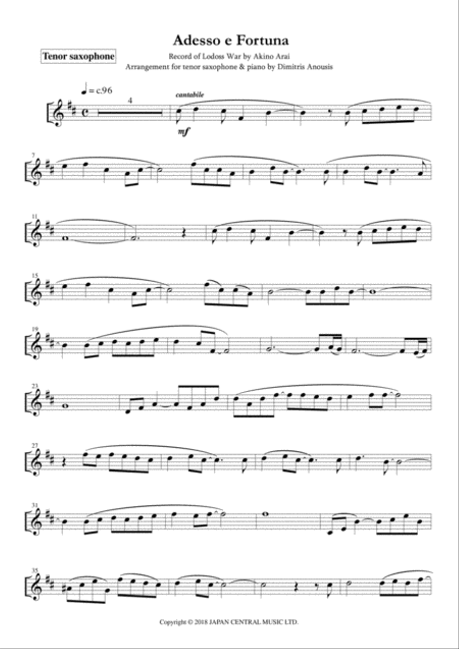 Adesso E Fortuna Woodwind Duet scores gallery preview page 3