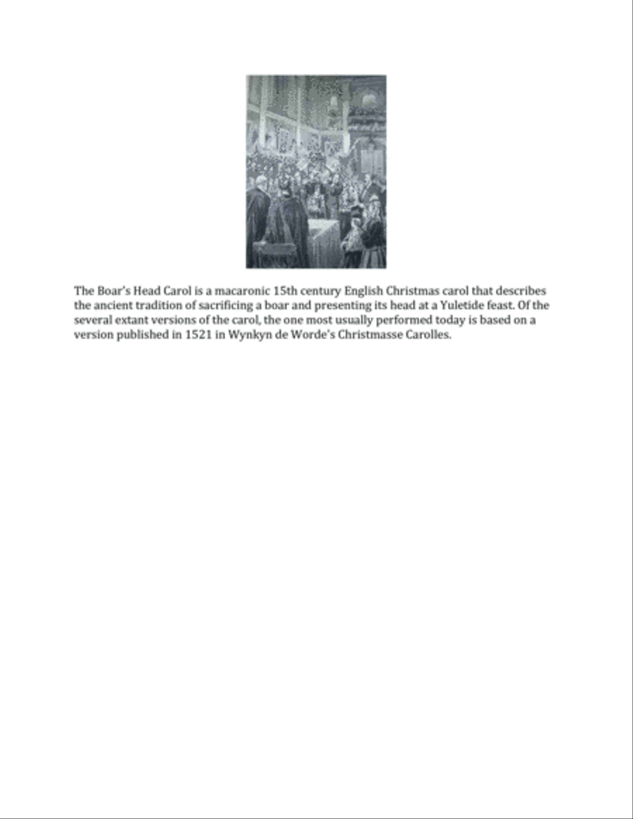 The Boar's Head Carol for Brass Quintet The Boar's Head Carol for Brass Quintet Brass Quintet scores gallery preview page 2