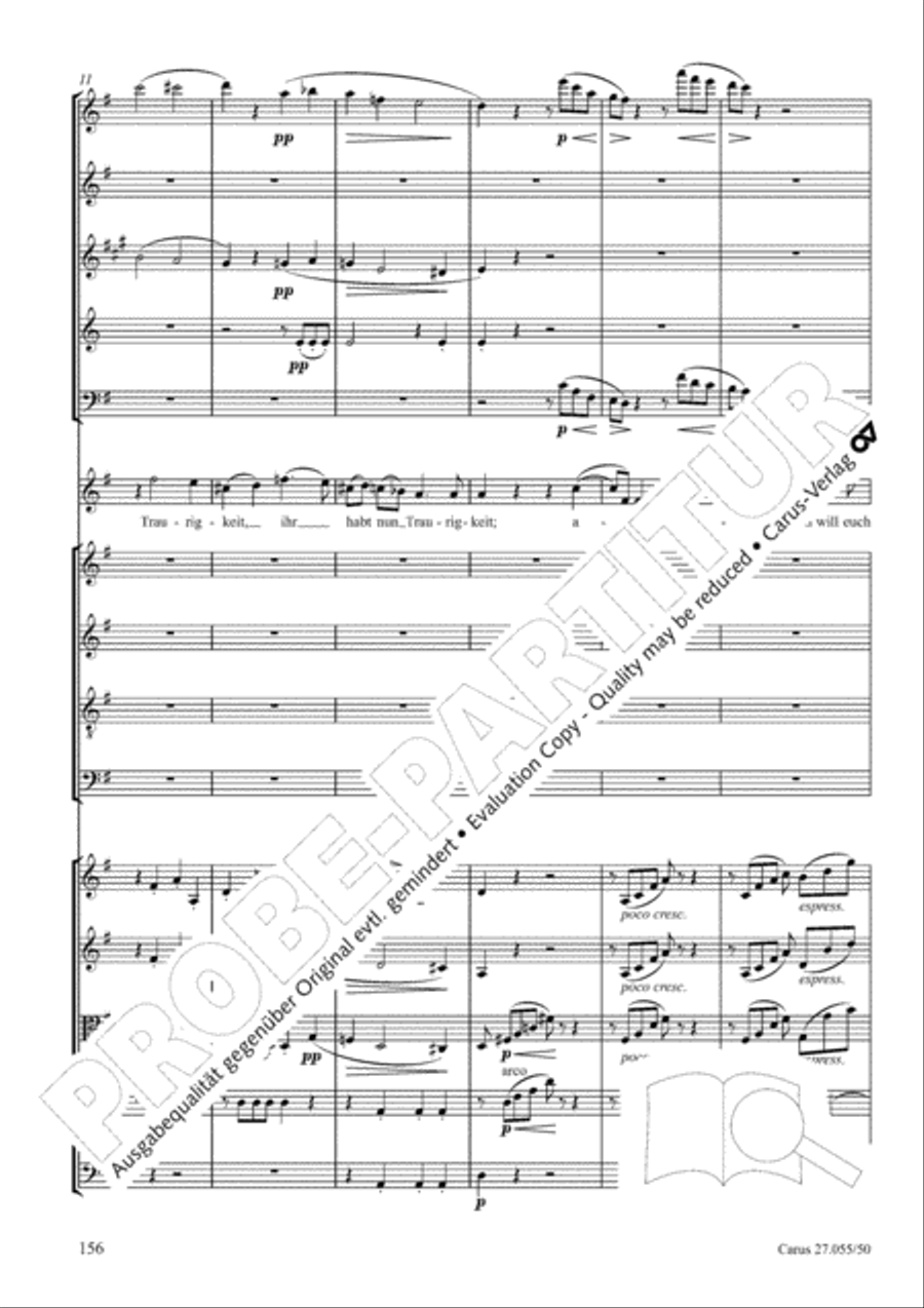 Ein Deutsches Requiem (German Requiem) 4-Part scores gallery preview page 163