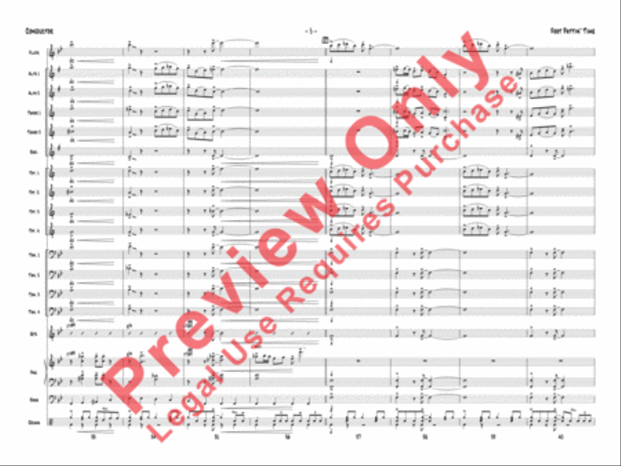 Foot Pattin' Time Foot Pattin' Time Jazz Ensemble scores gallery preview page 25