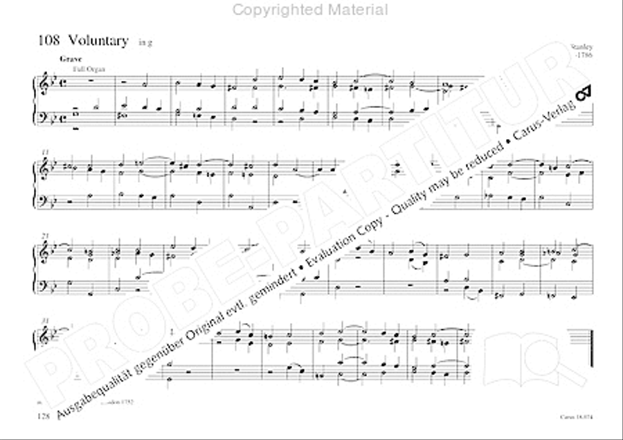 Organo pleno. Orgelstucke zum Ein- und Auszug Organ Solo scores gallery preview page 136