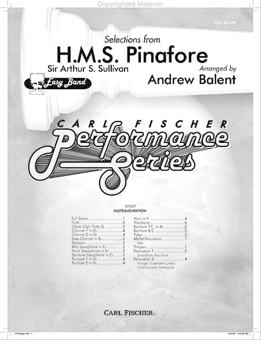 Selections from H.M.S Pianofore Concert Band scores gallery preview page 2