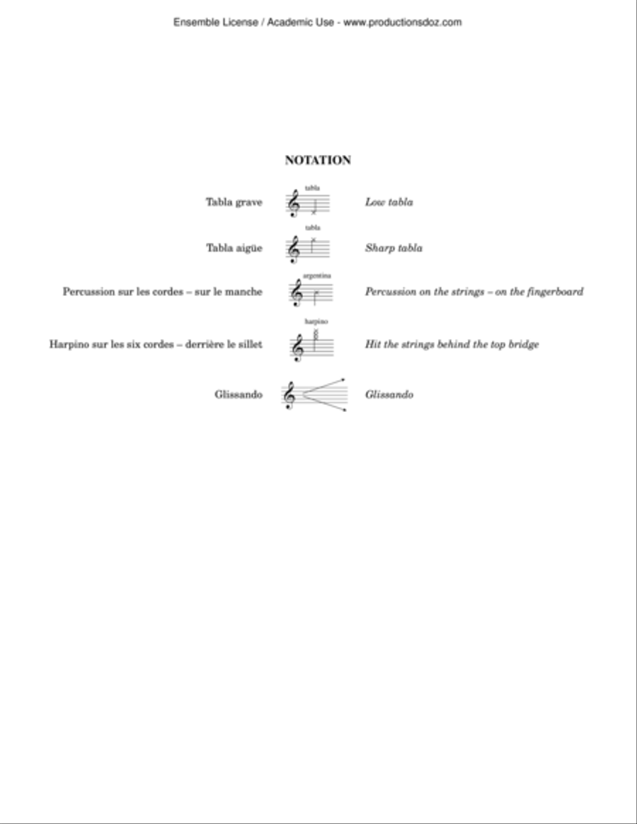Pentagone - Tangente Classical Guitar scores gallery preview page 2