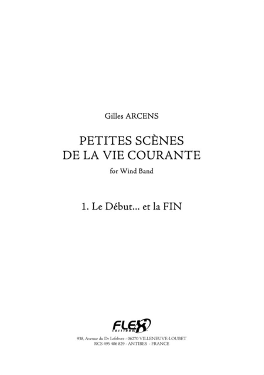 Le Debut... Et La Fin Le Debut... Et La Fin Concert Band scores gallery preview page 1